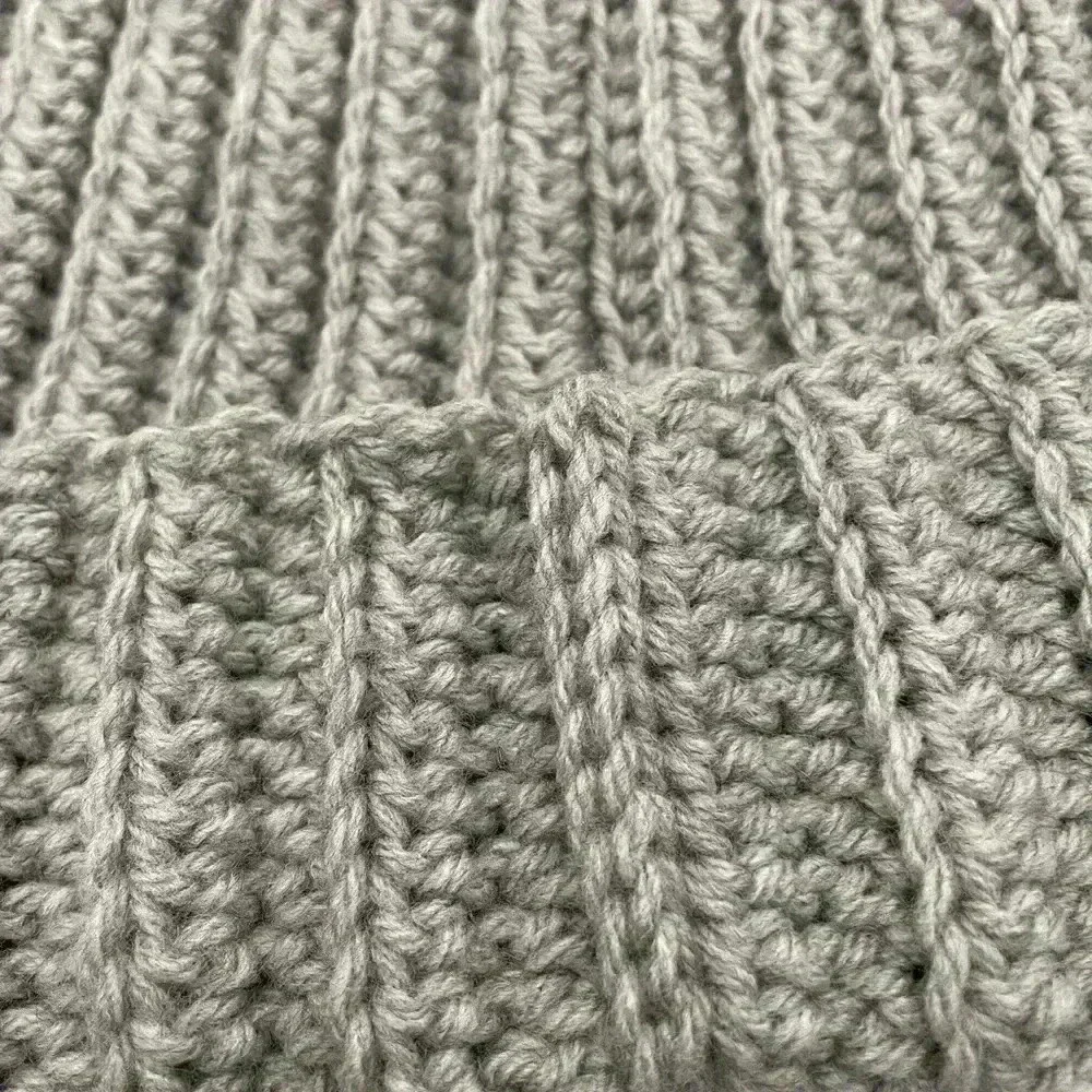 Grey Handmade Beanie